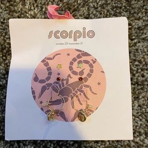 Scorpio set of earrings